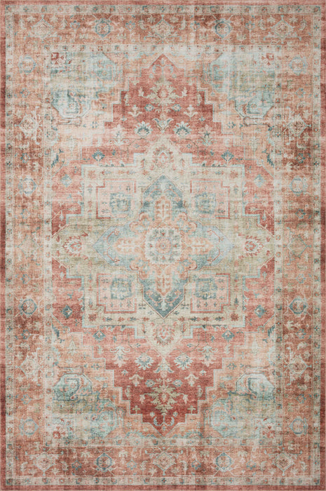 Loloi II Heidi HEI-01 Terracotta / Aqua Rug