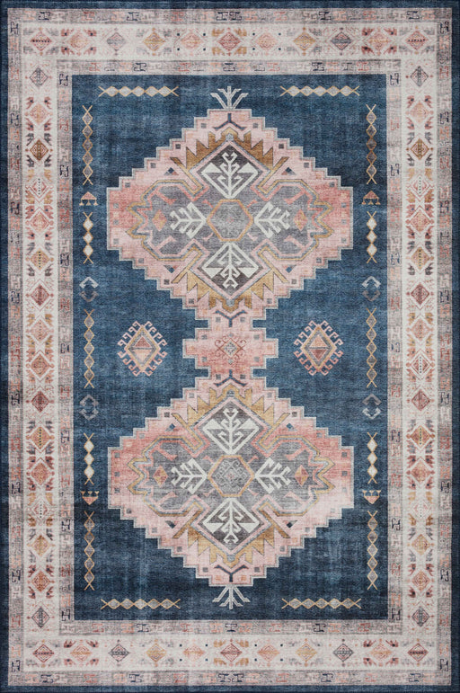 Loloi II Heidi HEI-03 Denim / Blush Rug