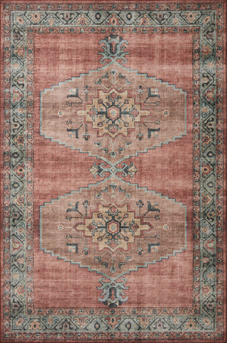 Loloi II Heidi HEI-05 Spice / Aqua Rug