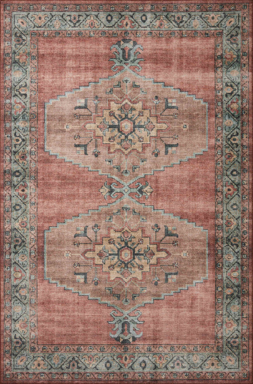 Loloi II Heidi HEI-05 Spice / Aqua Rug