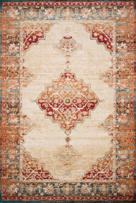 Loloi II Isadora ISA-04 Ant. Ivory / Sunset Rug