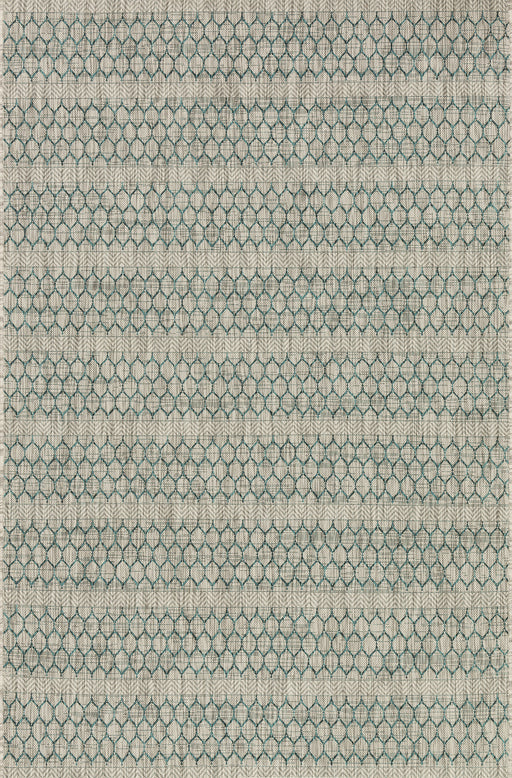 Loloi Isle IE-01 Grey / Teal Rug