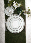 Haviland Illusion Flat Dish - Mint Platinum