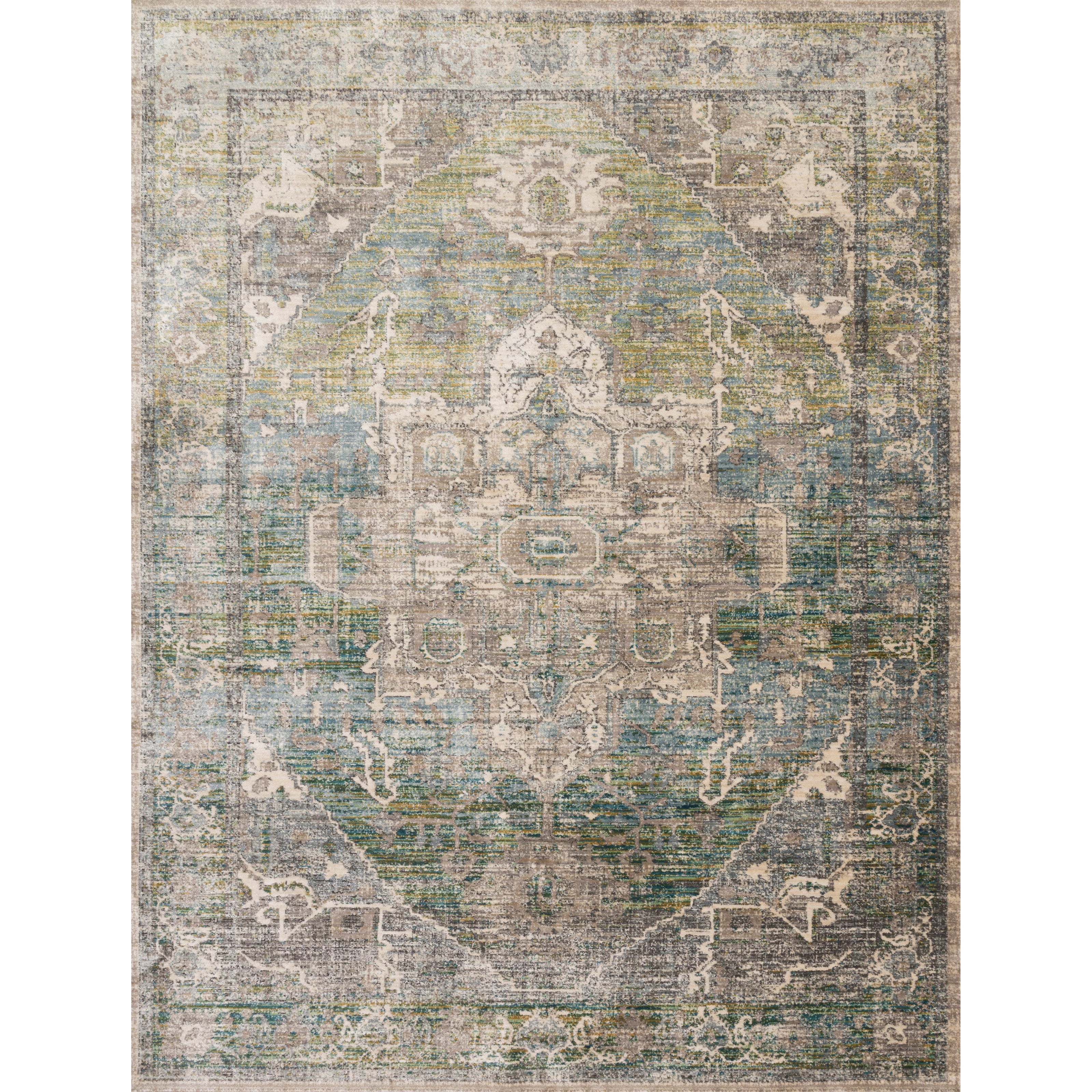 Loloi Javari JV-08 Grass / Ocean Rug