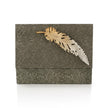 John Richard Feathered Vegan Snakeskin Box