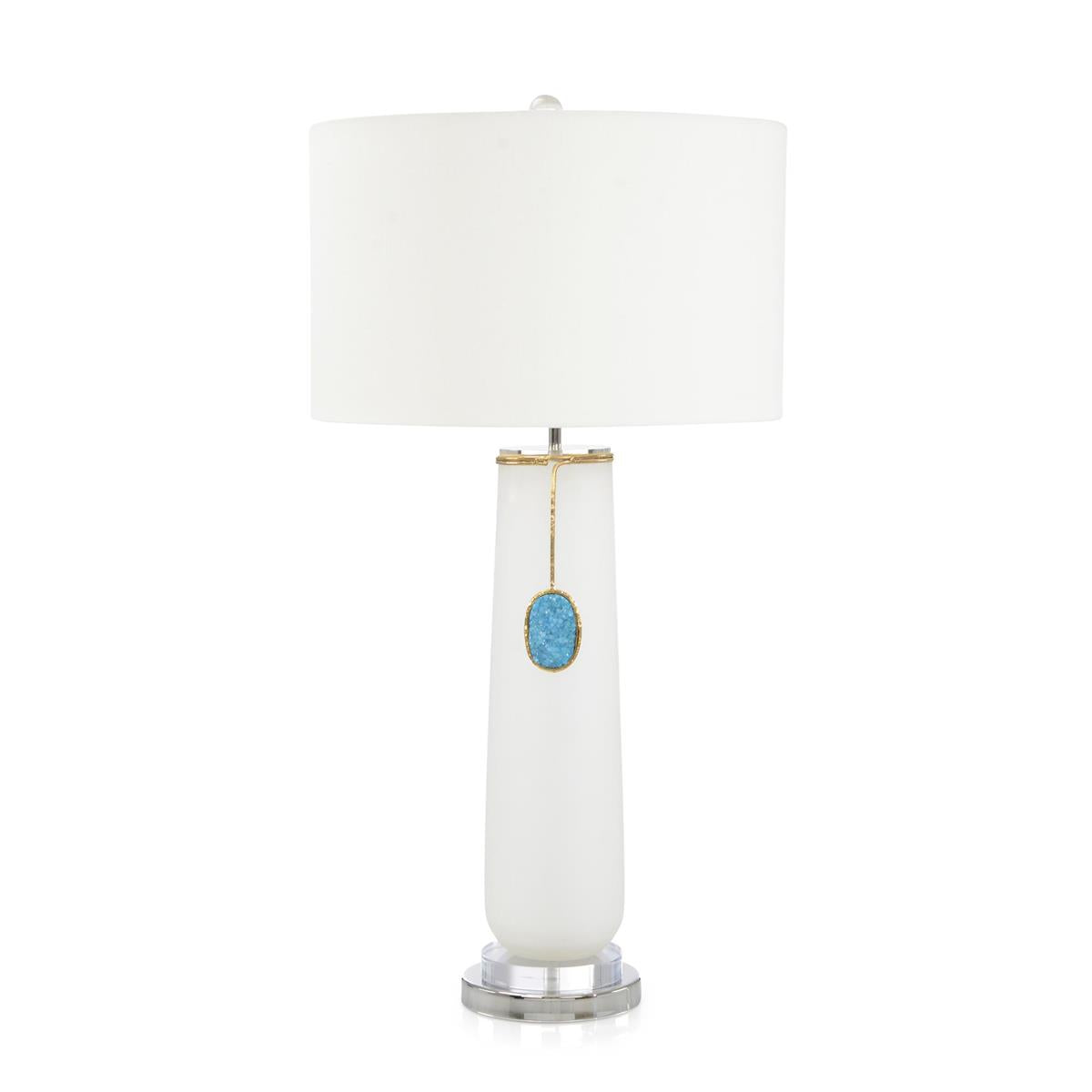 John Richard Rounded Cerulean Pendant Table Lamp