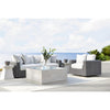 Bernhardt Exteriors Tenerife Square Coco Twig Cocktail Table