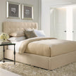 Bernhardt Interiors Avery Fabric Button-Tufted Bed 66