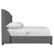 Bernhardt Interiors Jordan Button-Tufted Wing Bed 64