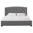 Bernhardt Interiors Jordan Button-Tufted Wing Bed 64