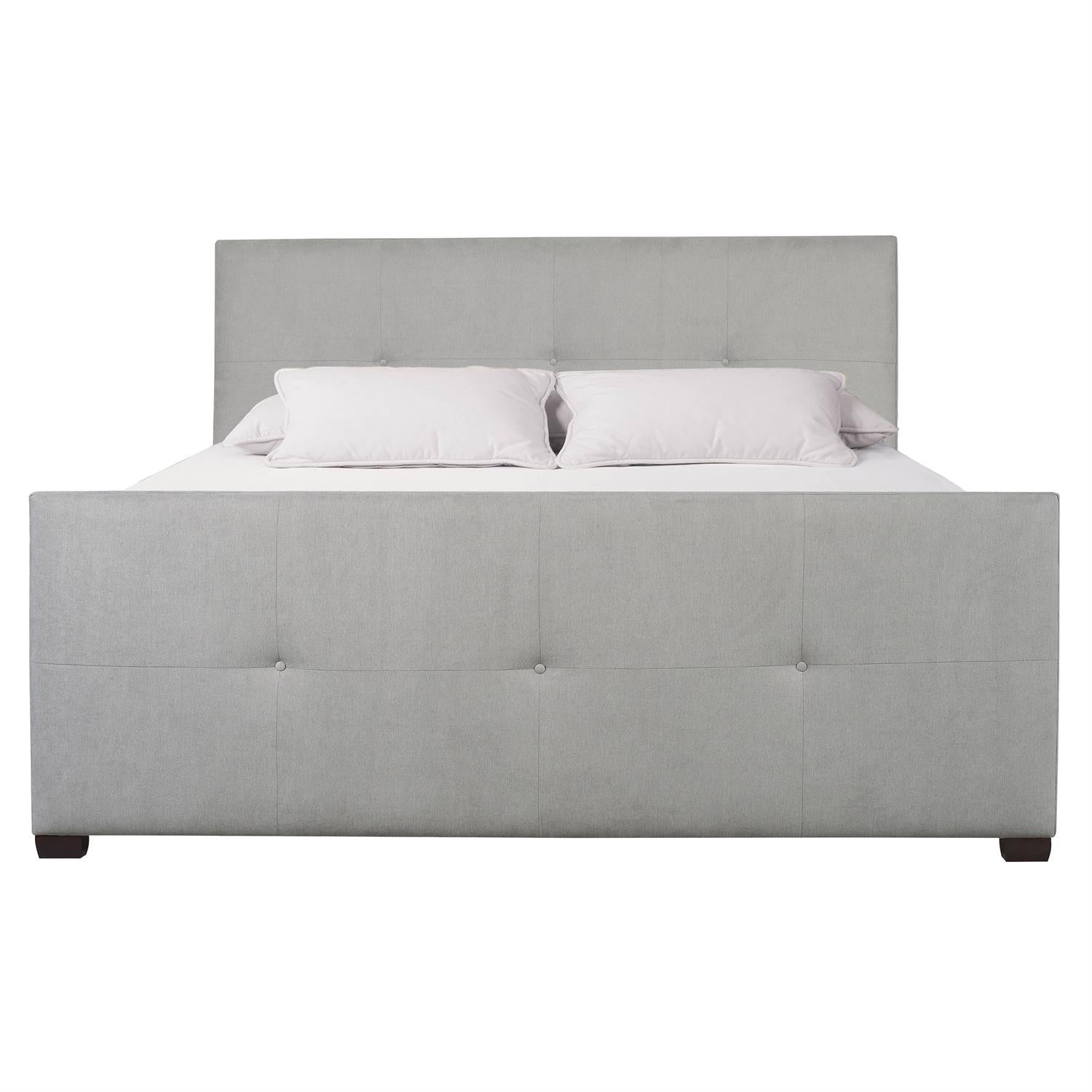 Bernhardt Interiors Derrick Tufted Bed with High Footboard