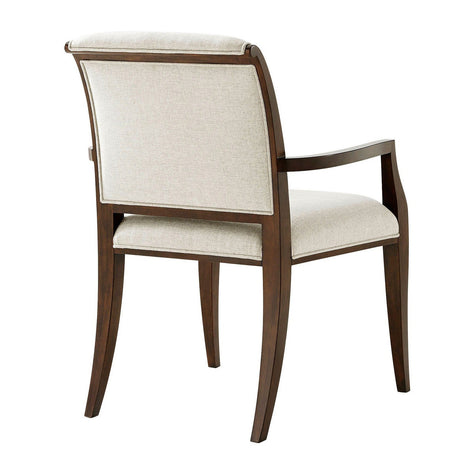 Theodore Alexander Snappy Mahogany Armchair - Set of 2