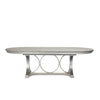 Michael Amini Eclipse Oval Dining Table Moonlight