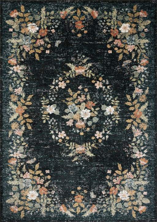 Rifle Paper Laurel LAU-01 Rug Navy