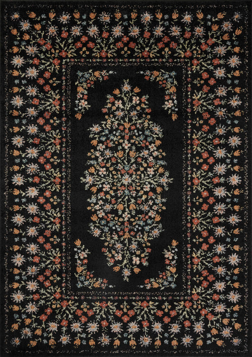 Rifle Paper Laurel LAU-02 Rug Black