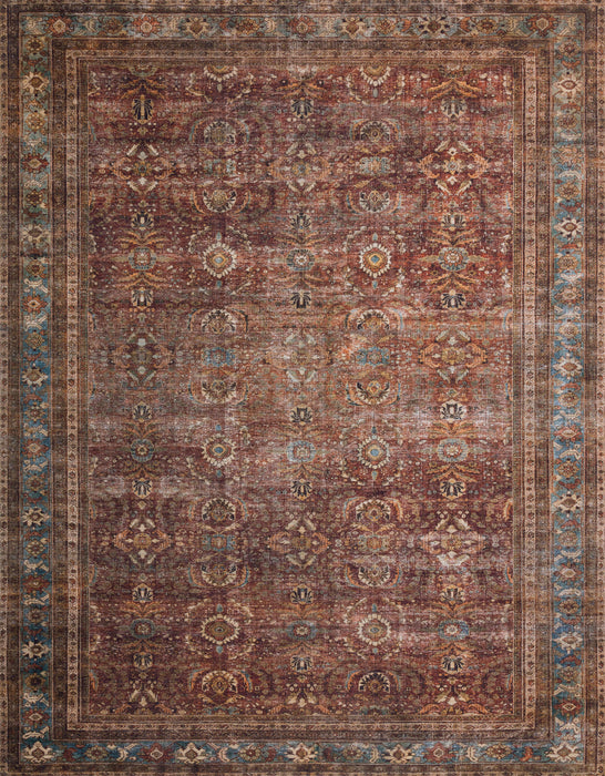 Loloi II Layla LAY-01 Brick / Blue Rug