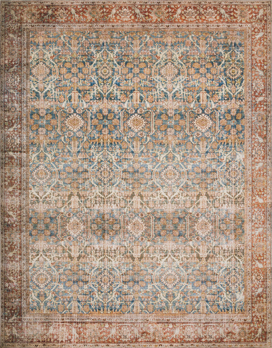 Loloi II Layla LAY-04 Ocean / Rust Rug