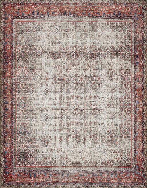 Loloi II Layla LAY-12 Ivory / Brick Rug