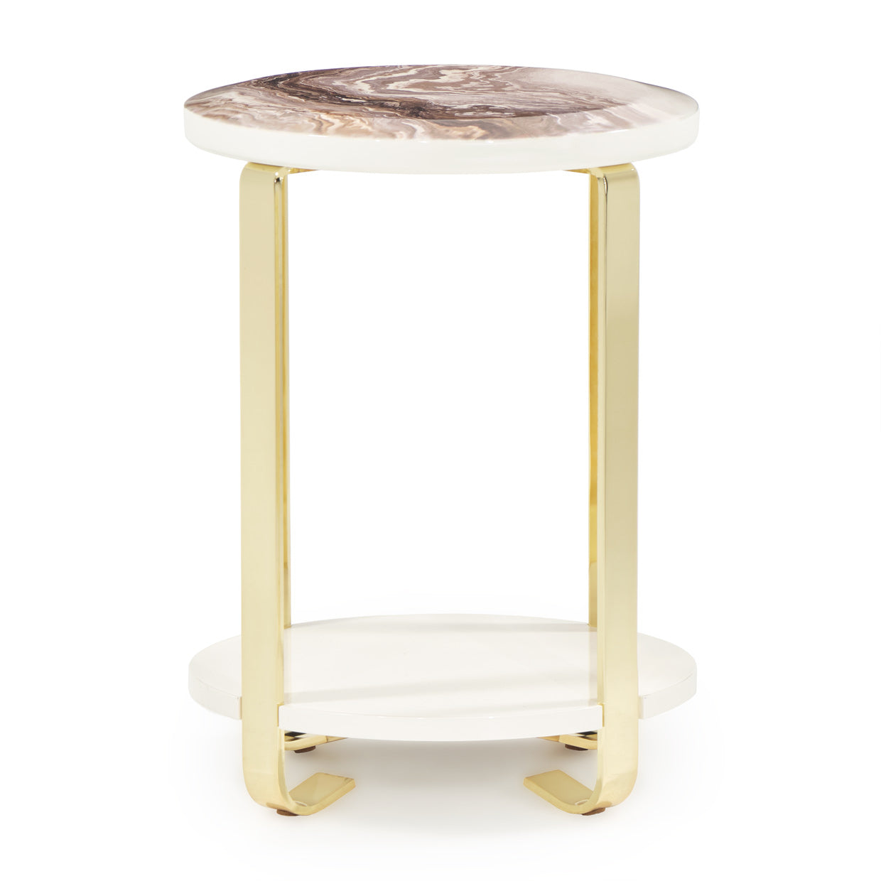 Michael Amini Ariana Chairside Table