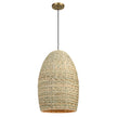 Uttermost Cardamom 1 Light Woven Rope Pendant