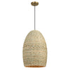 Uttermost Cardamom 1 Light Woven Rope Pendant