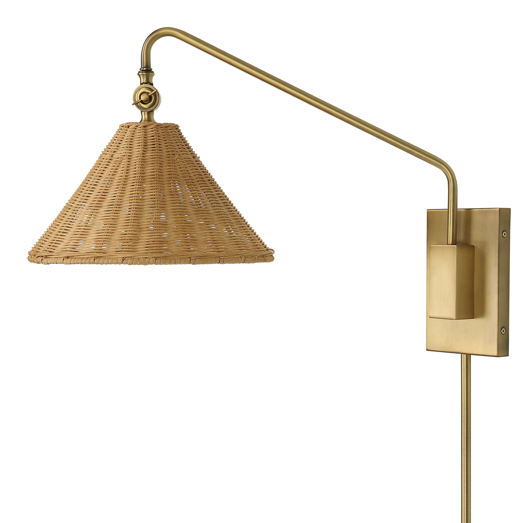 Uttermost Phuvinh 1 Light Rattan Shade Sconce