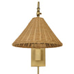 Uttermost Phuvinh 1 Light Rattan Shade Sconce