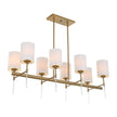 Uttermost Awyr 8 Light Linear Chandelier