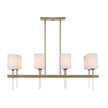 Uttermost Awyr 8 Light Linear Chandelier