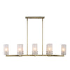 Uttermost Mistie 8 Light Linear Chandelier