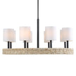 Uttermost Faiyam 8 Light Rattan Chandelier