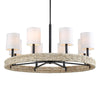 Uttermost Faiyam 8 Light Rattan Chandelier