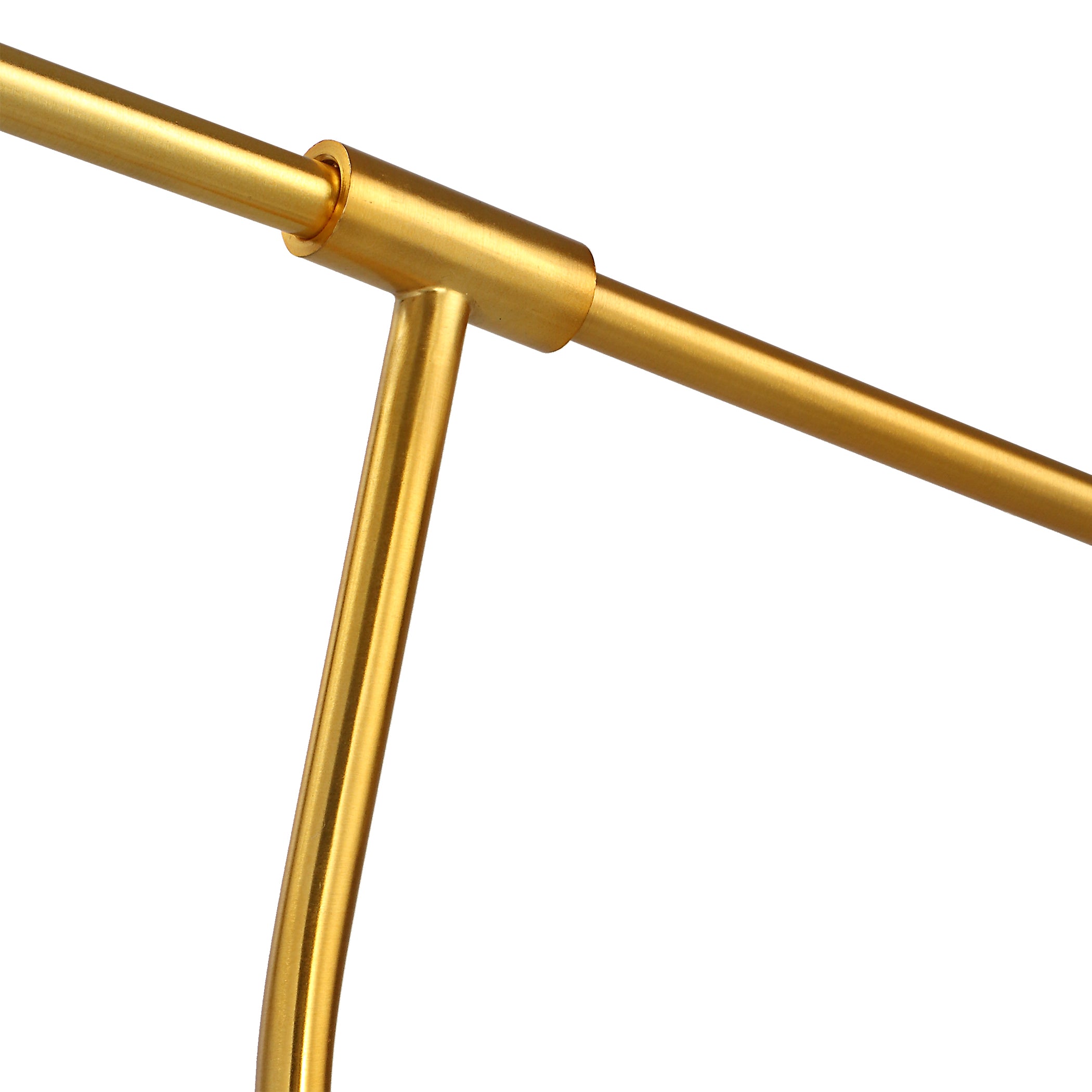 Modern Accents Marble Foot Horizontal Floor Lamp