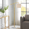Modern Accents Marble Foot Horizontal Floor Lamp