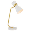 Modern Accents Unique Design Metal Cone-Shaped Desk Lamp