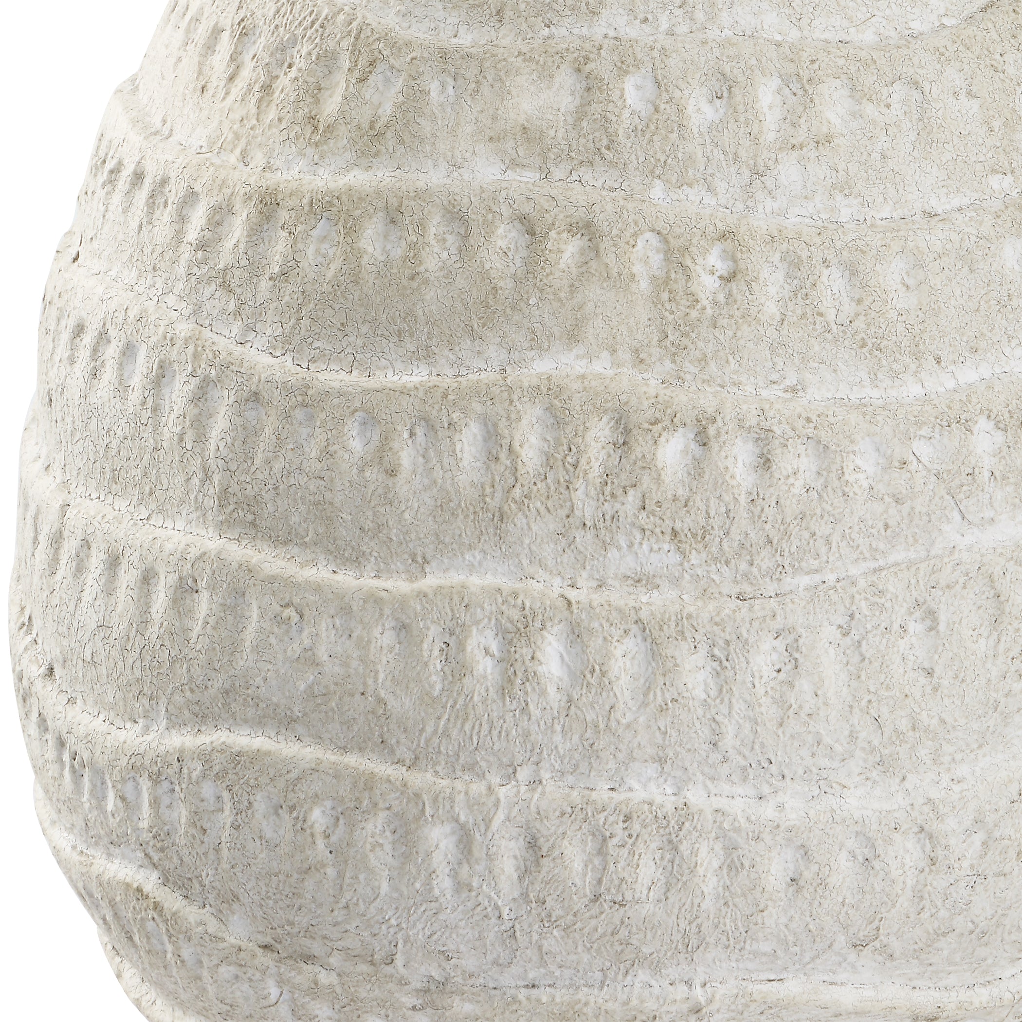 Modern Accents Textured Organic Shaped Porcelain Ceramic Table Lamp