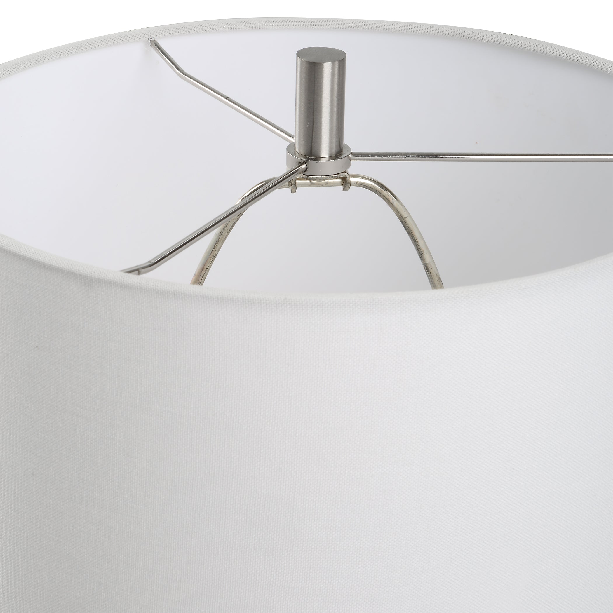 Modern Accents Textured Organic Shaped Porcelain Ceramic Table Lamp