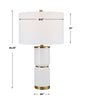 Modern Accents Gloss Ceramic Table Lamp