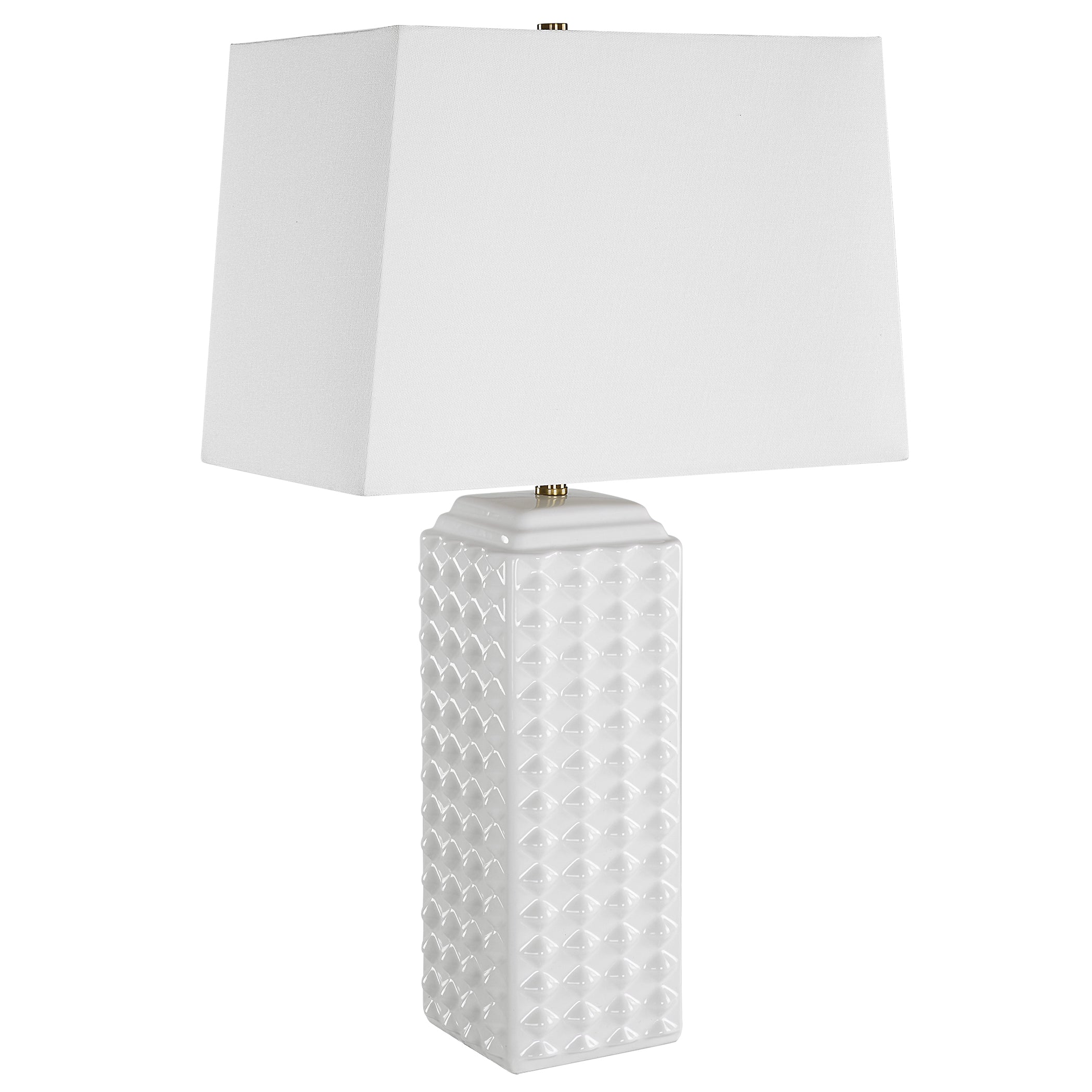 Modern Accents Square Body Ceramic Table Lamp