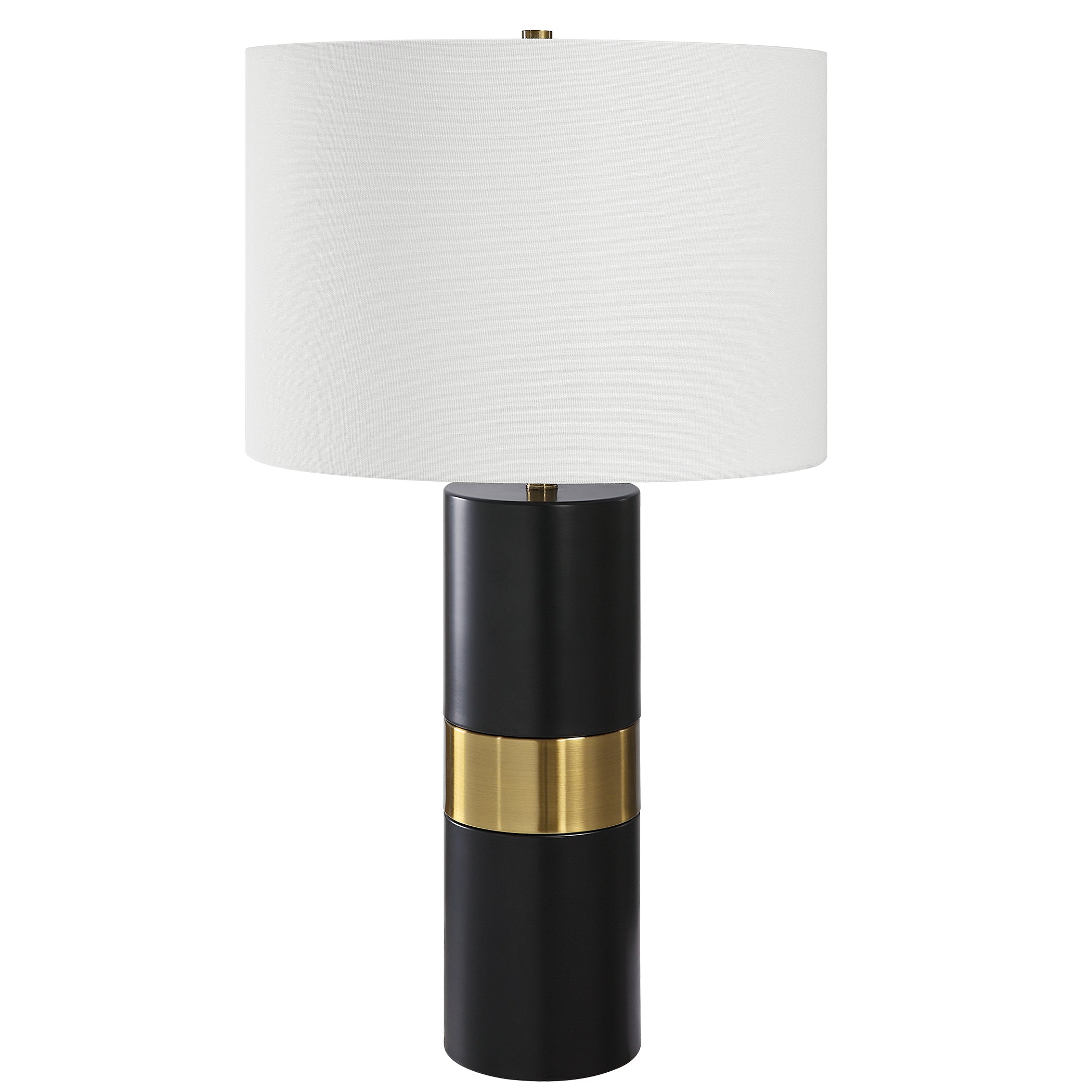 Modern Accents Round Metal Table Lamp