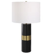 Modern Accents Round Metal Table Lamp