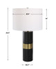 Modern Accents Round Metal Table Lamp