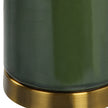 Modern Accents Metal Base Cylinder Ceramic Table Lamp