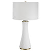 Modern Accents Textured Crystal Ring Table Lamp