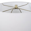 Modern Accents Textured Crystal Ring Table Lamp