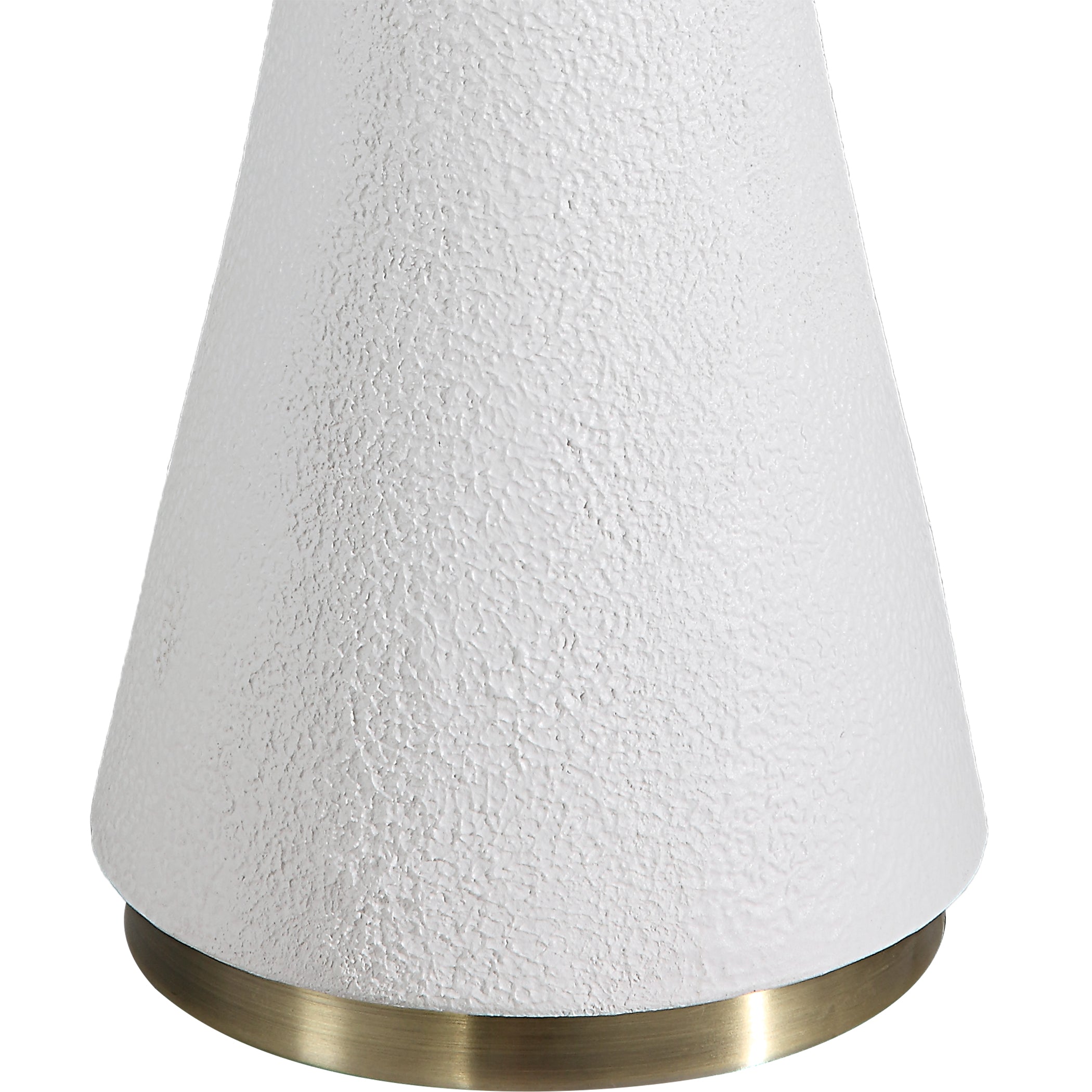 Modern Accents Textured Crystal Ring Table Lamp