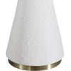 Modern Accents Textured Crystal Ring Table Lamp