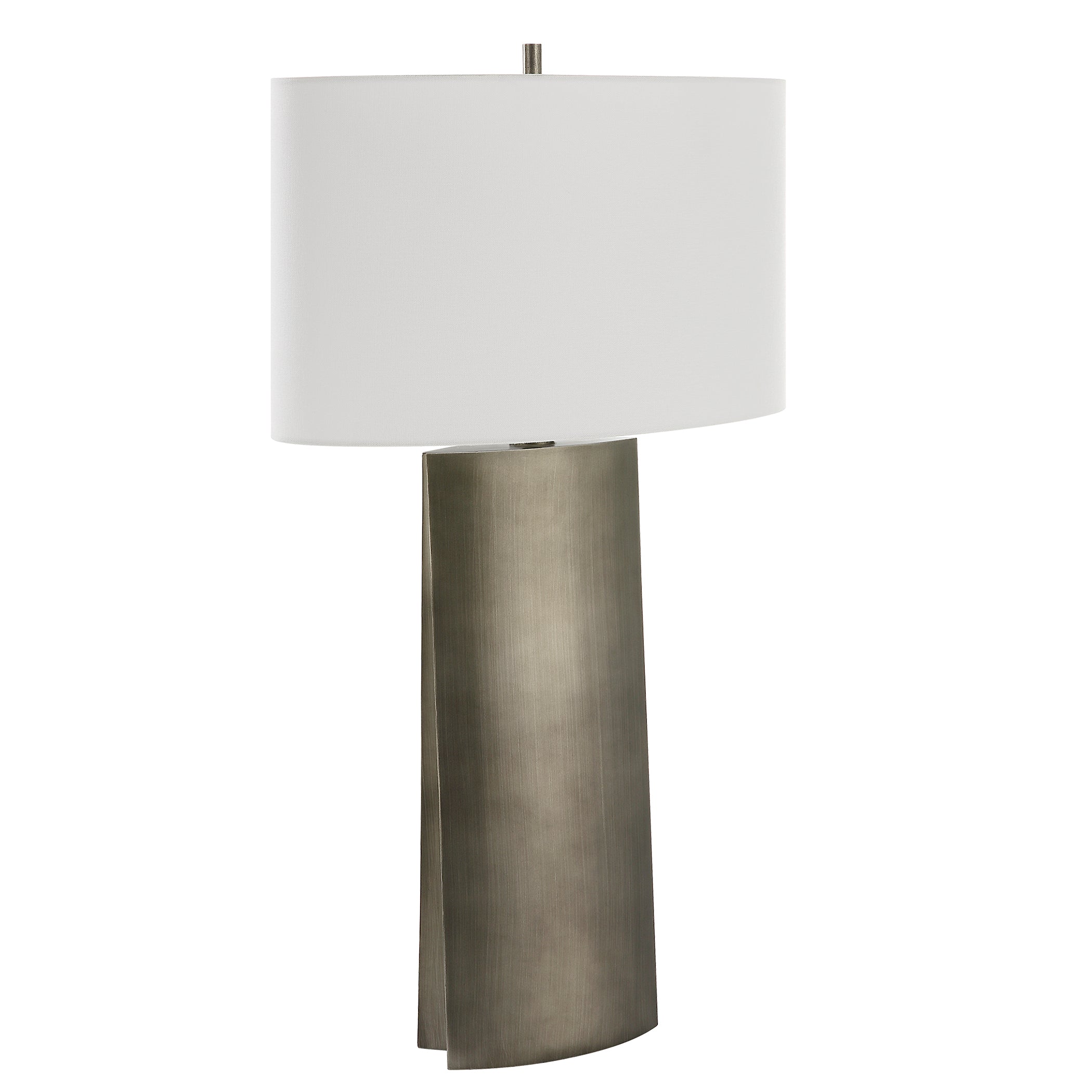 Uttermost V-Groove Modern Table Lamp