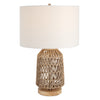 Modern Accents Woven Rope Casual Table Lamp