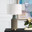 Modern Accents Beautiful Ceramic Round Table Lamp